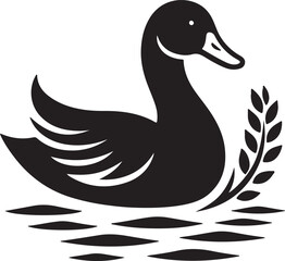 Duck Silhouette Art: Explore Elegant and Minimalist Illustrations