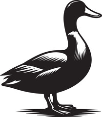 Duck Silhouette Art: Explore Elegant and Minimalist Illustrations
