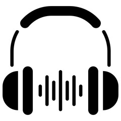 Obraz premium Headphones Icon