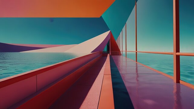 colored lines background
