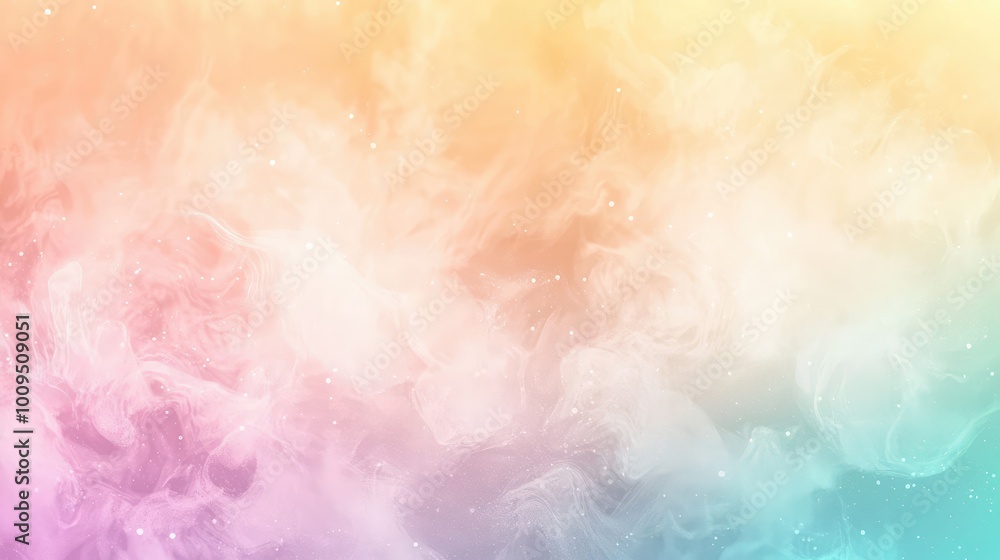 Poster a vibrant blend of soft pastel colors creating a dreamy abstract background for artistic projects an