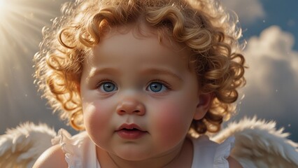 portrait of a little girl