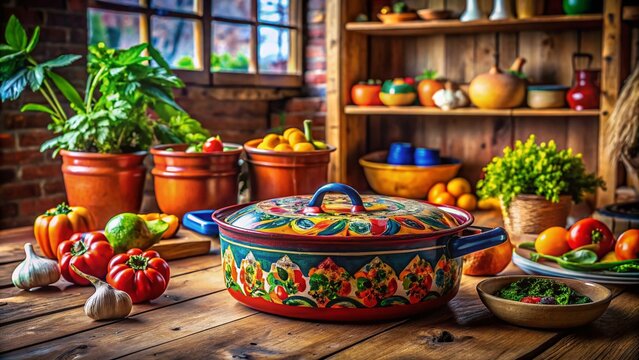 Traditional Cazo Cooking Pot for Authentic Culinary Experiences in Rustic Kitchen Settings