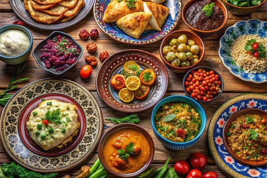 Traditional Tataria Cuisine: A Colorful Spread of Authentic Dishes and Cultural Delights