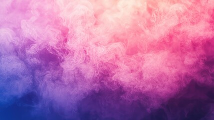 Fototapeta premium Colorful smoke background in vibrant pink and blue hues, perfect for creative designs and artistic projects.