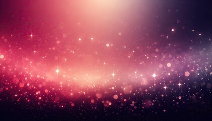 Obraz premium Pink and Purple Bokeh Background with Stars