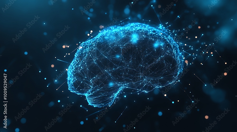 Poster neural connections visualizing the future of artificial intelligence technology image