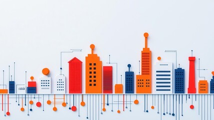 Supply Chain Evolution Timeline, chronological timeline showcasing the evolution of supply chain management, from traditional manual processes to AI-driven automation