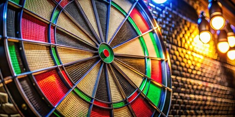 Versatile Backdrop for Dart Board Display, Ideal for Game Rooms, Tournaments, and Sports Events