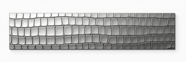 Sleek, metallic crocodile texture, perfect for fashion, luxury branding, or interior design projects seeking a modern and elegant feel.