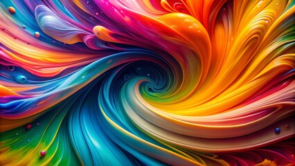 Vibrant and Colorful Abstract Background with Dynamic Shapes and Fluid Motion for Creative Projects
