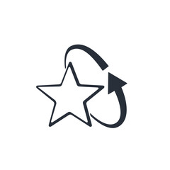 Continuous improvement. Comfort. Vector illustration icon isolated on white background.