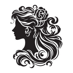 cameo silhouette vector image
