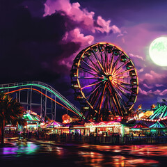 halloween background with pumpkins