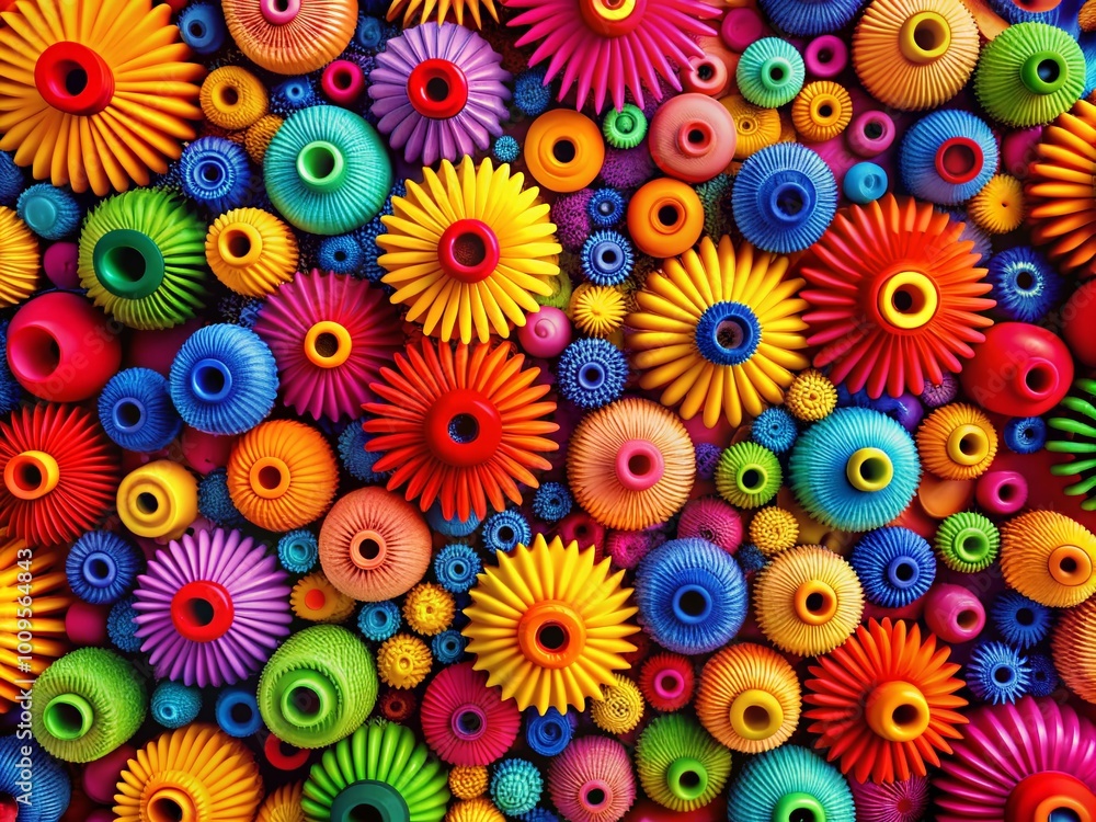 Poster vibrant exclamation point pattern for dynamic backgrounds and attention-grabbing designs