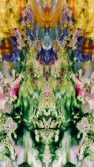 Abstract background wallpaper. Ethnic pattern. Mixtures of oil paint. Trendy hand painting canvas. Wall decor and Wall art prints Idea. 3D Texture. Art object