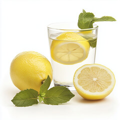 lemon and mint water