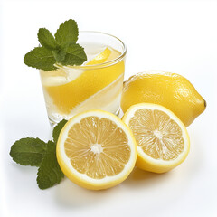 lemon and mint water
