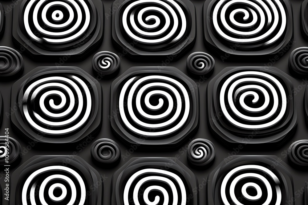 Poster simple line art of a thai silk pattern, with clean, minimalist lines forming an abstract representat