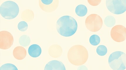 Soft and Ethereal Pastel Polka Dot Background