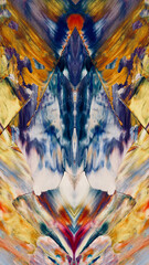 Abstract background wallpaper. Ethnic pattern. Mixtures of oil paint. Trendy hand painting canvas. Wall decor and Wall art prints Idea. 3D Texture. Art object