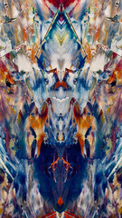 Abstract background wallpaper. Ethnic pattern. Mixtures of oil paint. Trendy hand painting canvas. Wall decor and Wall art prints Idea. 3D Texture. Art object