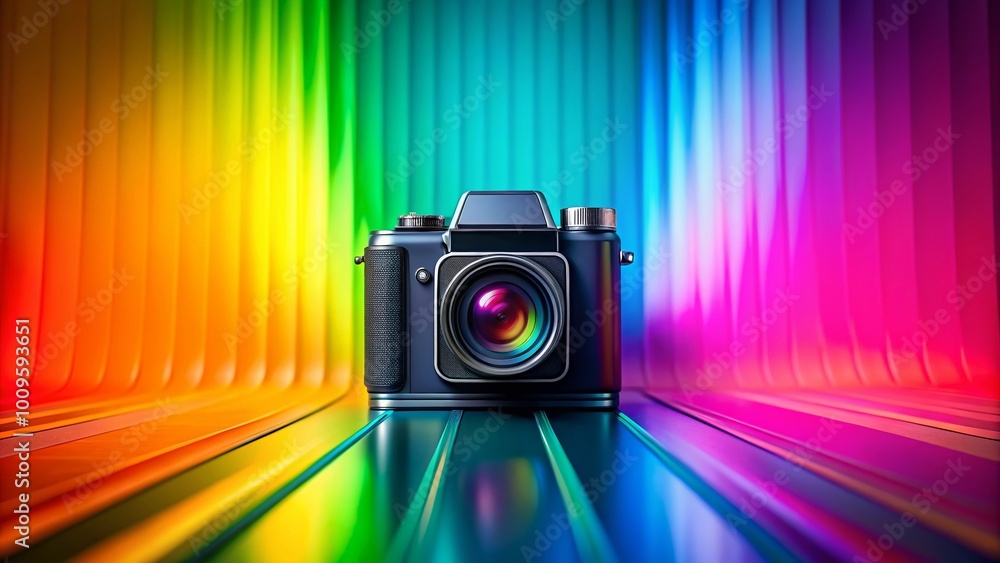 Aufkleber vibrant square gradient background for modern designs and creative projects in various color schemes