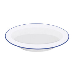 Zinc plates and bowls illustration