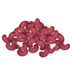 red beans illustration