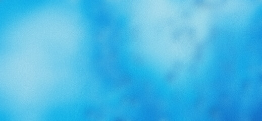 Blurred background of water drops on blue background with grainy texture