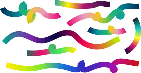 abstract design elements, gradient color abstract design elements