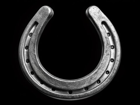 recommend clip art: Vintage Horseshoe Clip Art for Good Luck and Western Theme Designs in Black and White Style