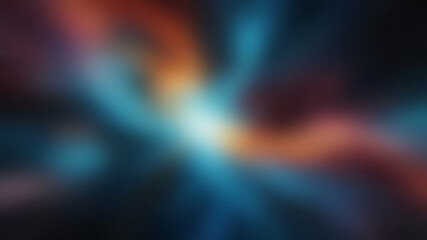 Obraz premium Abstract image of a bright light source with blurred colors and shapes