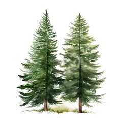 Fototapeta premium Spruce green tree spruce plant.