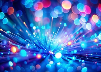 Abstract blue lighting background with soft gradients and glowing effects for creative design projects