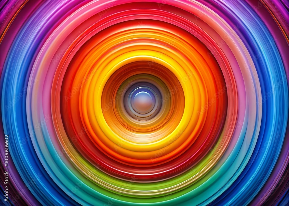 Poster abstract circle design in thirds composition for modern art and graphic design projects