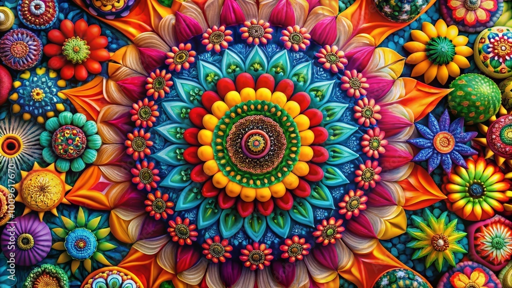Poster abstract design with colorful shapes and patterns for creative projects and backgrounds exploration