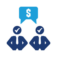 Business deal icon