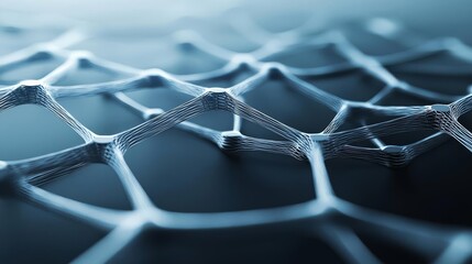 Graphene fibers reinforcing a futuristic aerospace structure, showing the lightweight yet strong application for aircraft   Aerospace industry applications