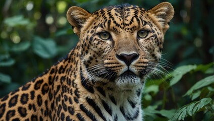 Obraz premium Bengal Tiger in Natural Habitat Looking at Camera