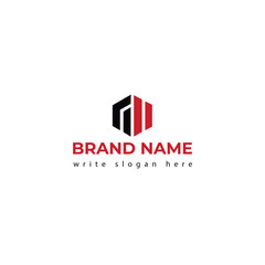 abstract building logo square shape