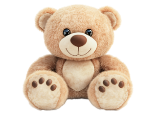 a close up of a teddy bear