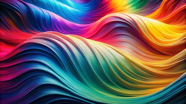 Elegant and Colorful Abstract Waves Background for Modern Profile Designs and Creative Projects