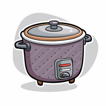 recommend clip art: Rice cooker cartoon vector illustration (3)