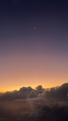sunset in the mountains