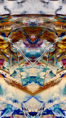 Abstract background wallpaper. Ethnic pattern. Mixtures of oil paint. Trendy hand painting canvas. Wall decor and Wall art prints Idea. 3D Texture. Art object