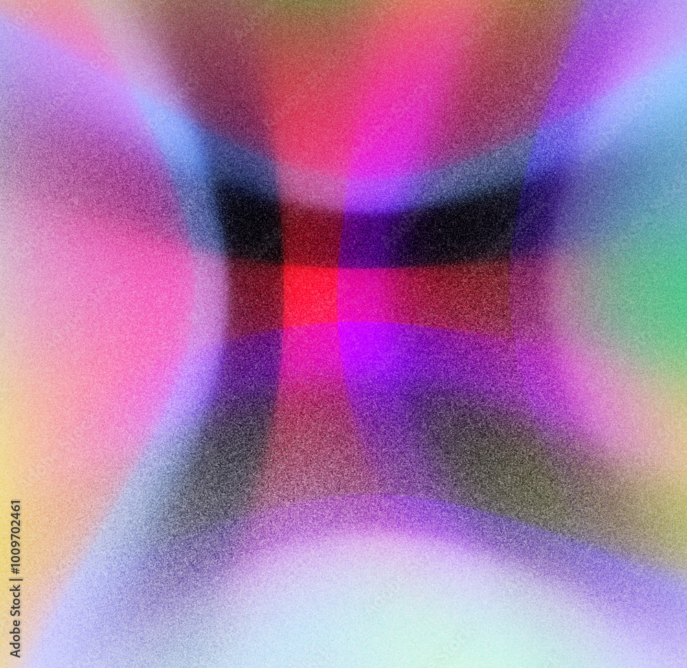 Poster grainy bright multicolored abstract background with smooth gradient transitions, retro background