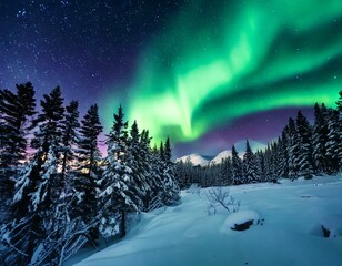 Naklejka premium 겨울의 마법