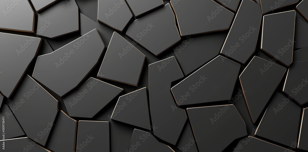 Poster background for a poster banner banner with textured black graphics with a geometric pattern on a squ