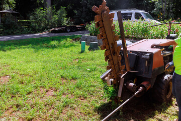 Trenchless installation of communications fiber optics with use of horizontal directional drilling...
